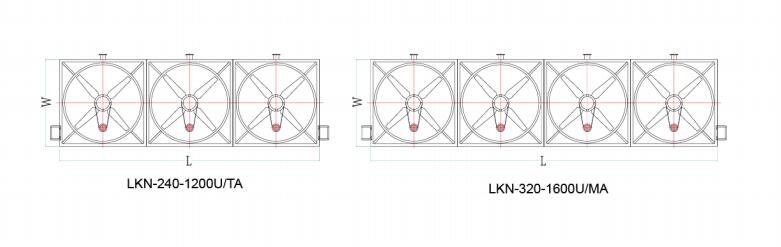 Linko LKN Series Counter Square Flow Cooling Tower