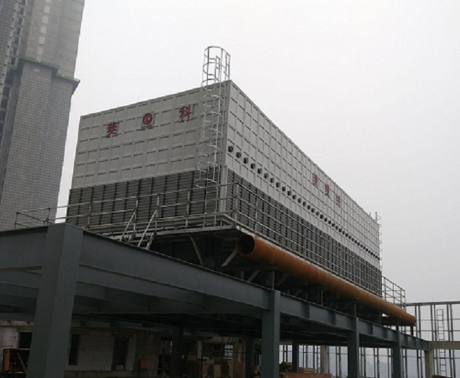 CFD Times Fortune Center 1400T Linko fanless cooling tower project