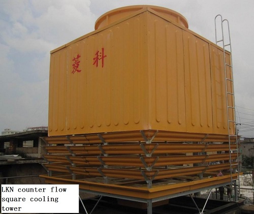 Cooling tower piping installation method and precautions