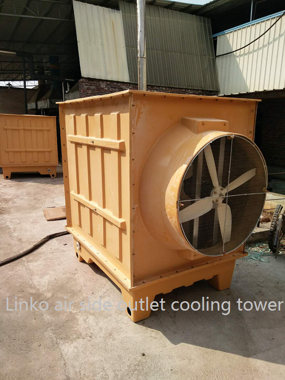What are the advantages of the side outlet cooling tower